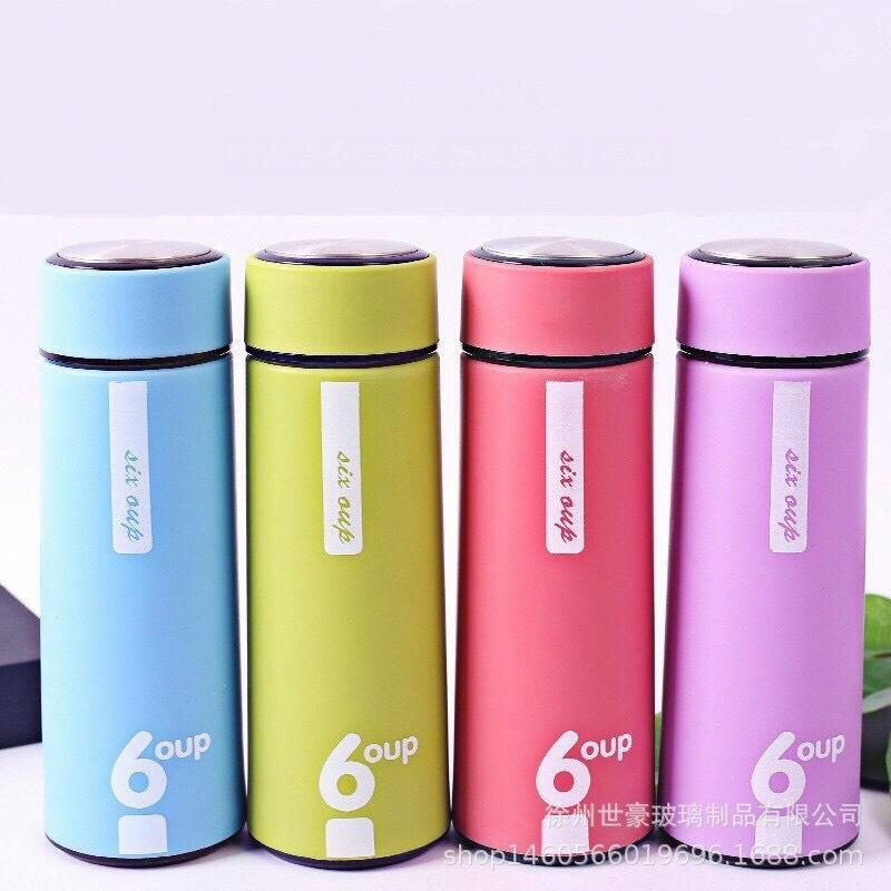Bình Giữ Nhiệt Lõi Thủy Tinh Chống Nóng 6 Oup Siêu Bền Đẹp 450ml