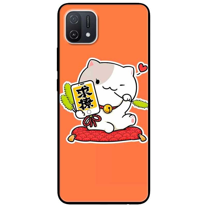 Ốp lưng dành cho Oppo A16K - Oppo A36 / A76 - Oppo Reno 7z 5G - Mèo Và Điện Thoại