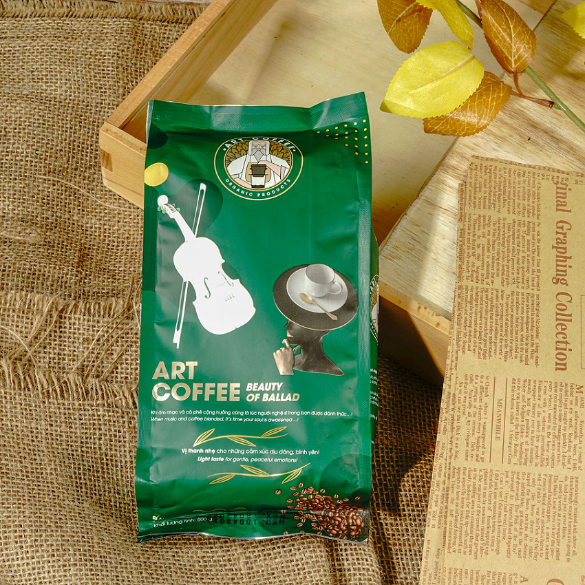 Cà Phê Rang Xay nguyên chất Beauty Of Ballad gói 250gr - Art Coffee