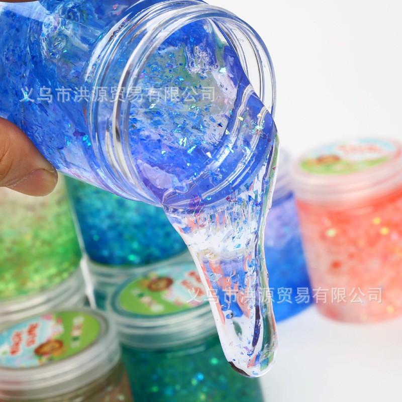 SLIME LỌ KIM TUYẾN THỦY TINH PHỐI MÀU MAGIC TO cực đẹp thiết kế độc đáo ấn tượng Đồ chơi Slam Gudetama