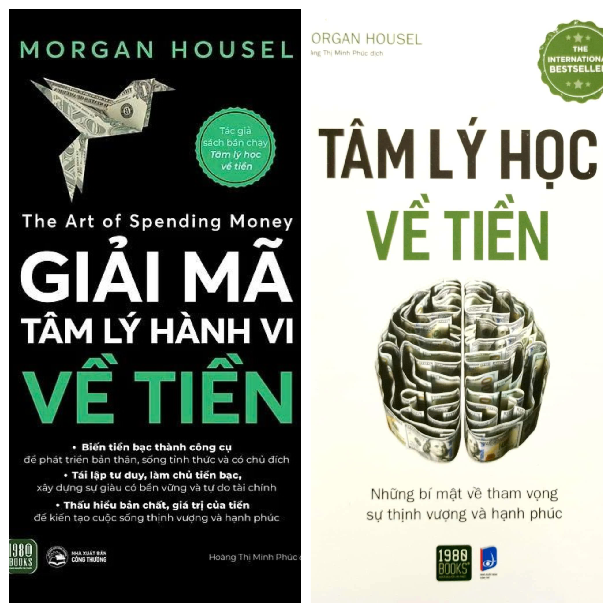 Combo bộ sách về tiền của Morgan Housel: Tâm Lý Học Về Tiền + Giải Mã Tâm Lý Hành Vi Về Tiền