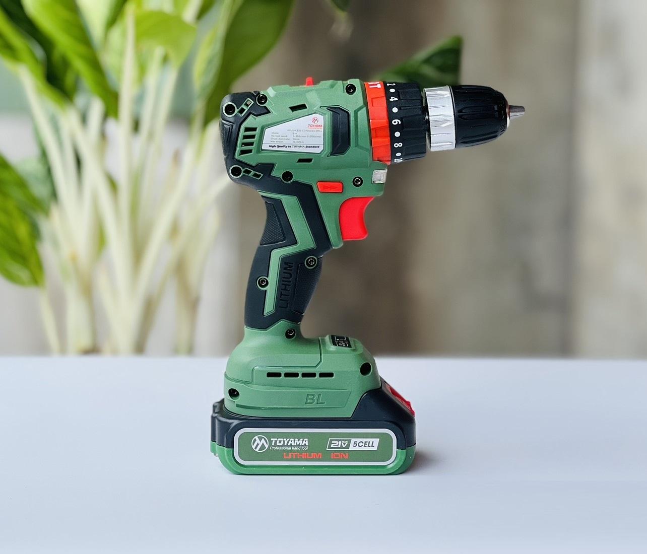 MÁY KHOAN DÙNG PIN 21V 10mm TOYAMA Z-6 - HÀNG CHÍNH HÃNG