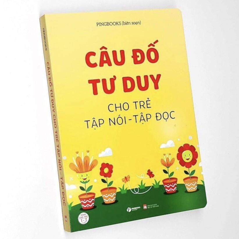 Sách- Câu đố tư duy: cho trẻ tập nói tập đọc (1-3 tuổi)