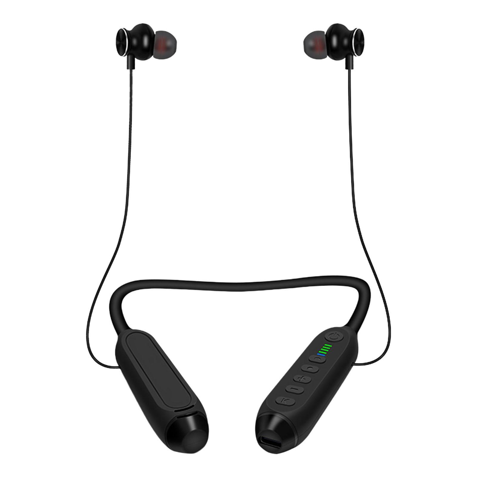 Neckband Bluetooth V5.3 Headphones W/Mic HD Stereo Sport Earbuds for Running Gym Home