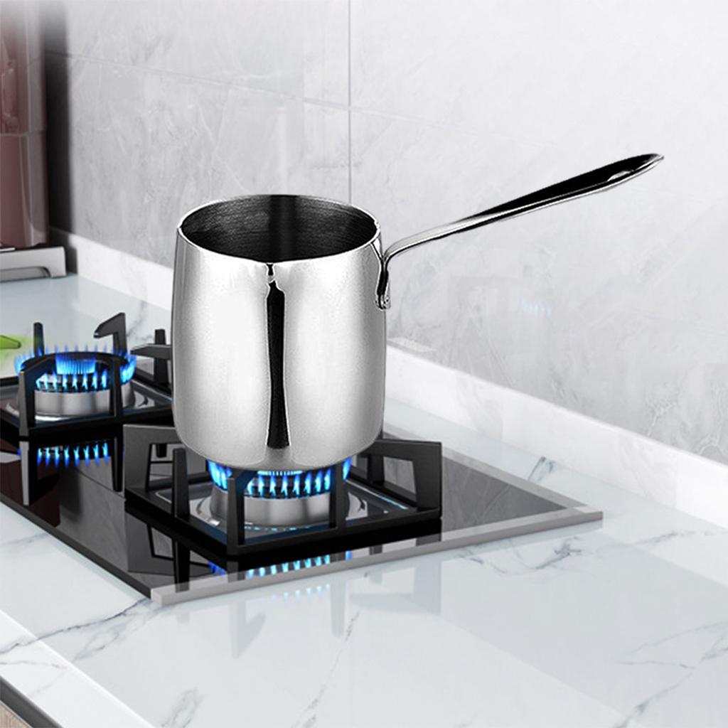 Turkish Coffee Pot with Handle Heat Oil Pot Tea Pot Milk Restaurant
