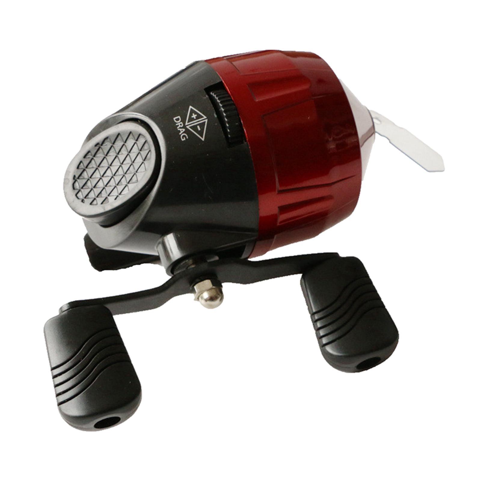 Rotate Fishing Reel 3.0:1 Gear Ratio High Speed Casting Wheel for Fishing Red