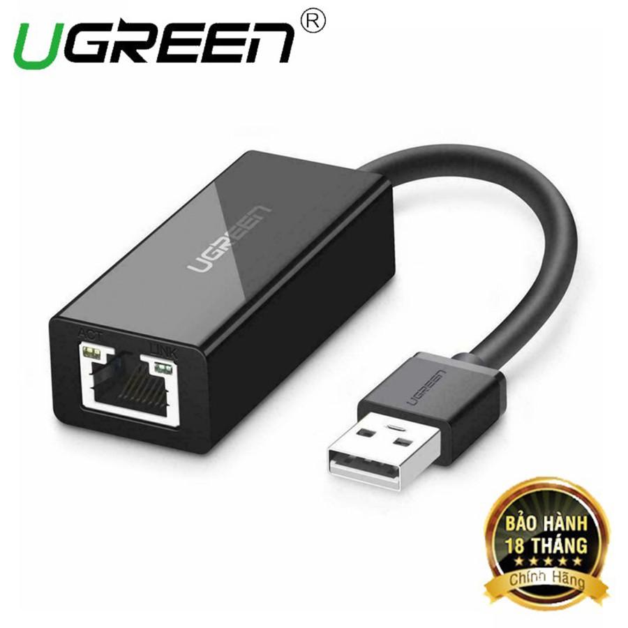 Cáp USB to Lan Ugreen 20254 tốc độ 10/100Mbps chính hãng - Hàng Chính Hãng