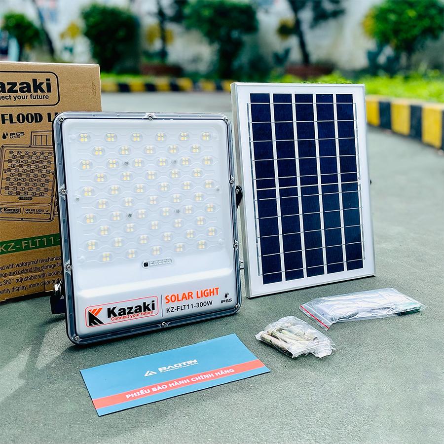 ĐÈN NĂNG LƯƠNG MẶT TRỜI KAZAKI KZ-FLT11-300W- HÀNG CHÍNH HÃNG
