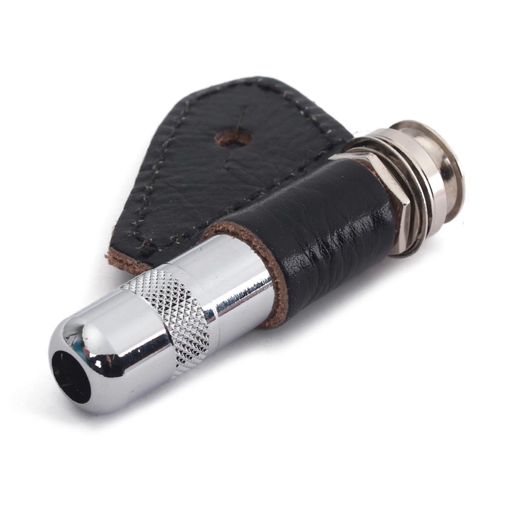 /4" Stereo Jack for Acoustic/Bass Guitar Chrome with