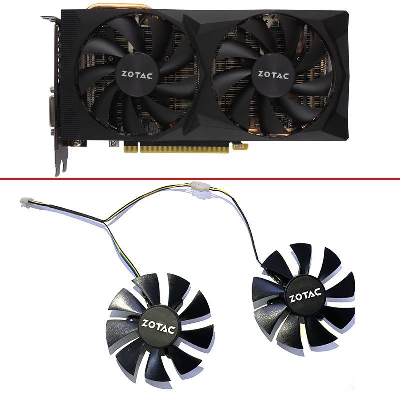 2pcs/lot DIY GA92S2U 85MM 4PIN R&X 2060 GPU Fan For R&X2060-6GD6 Destroyer SM HA Graphics card Cooling Fans