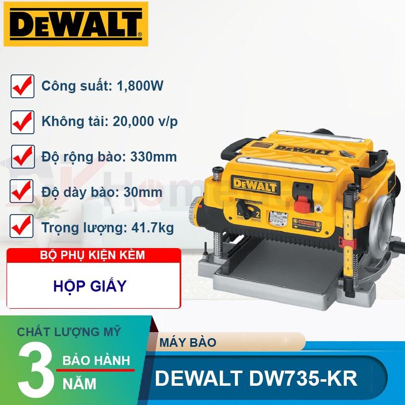 Máy bào 15AMP DW735 DEWALT - Hàng chính hãng