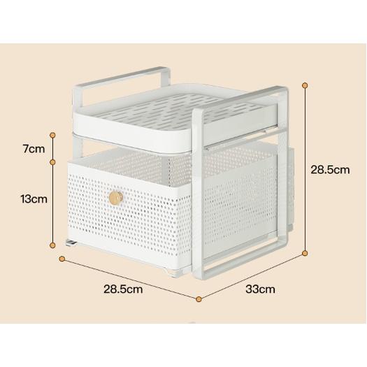 Kệ đựng ly để ráo nước - úp chén dĩa thoát nước trắng SQUARE CUBIC