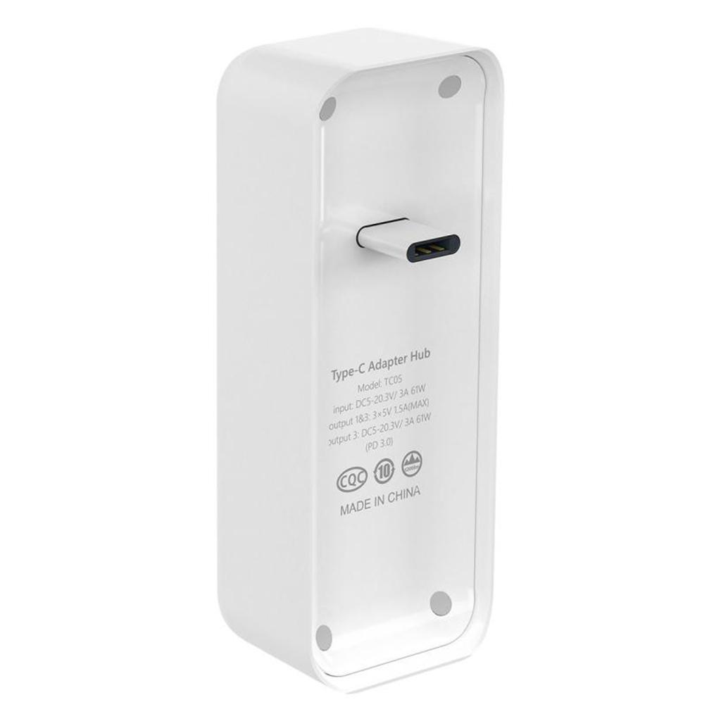 ABS Plastic USB and TYPE-C Data Adapter Dock Splitter for