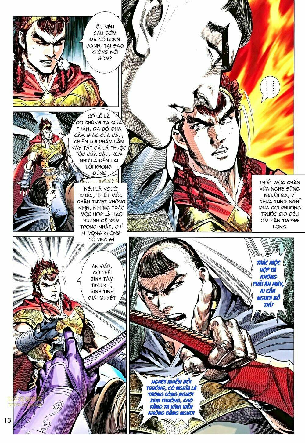 thiên tử truyền kỳ 8 - thương thiên bá hoàng chapter 56 13