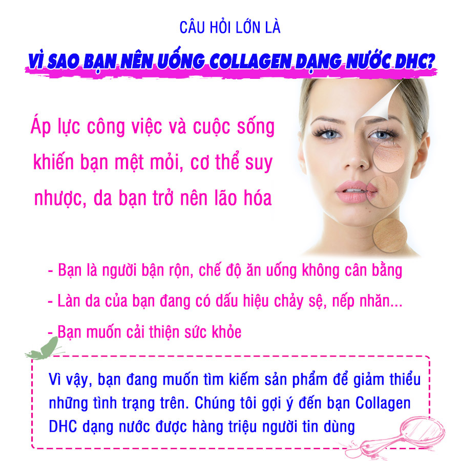 Collagen nước DHC Collagen Beauty 7000 Plus