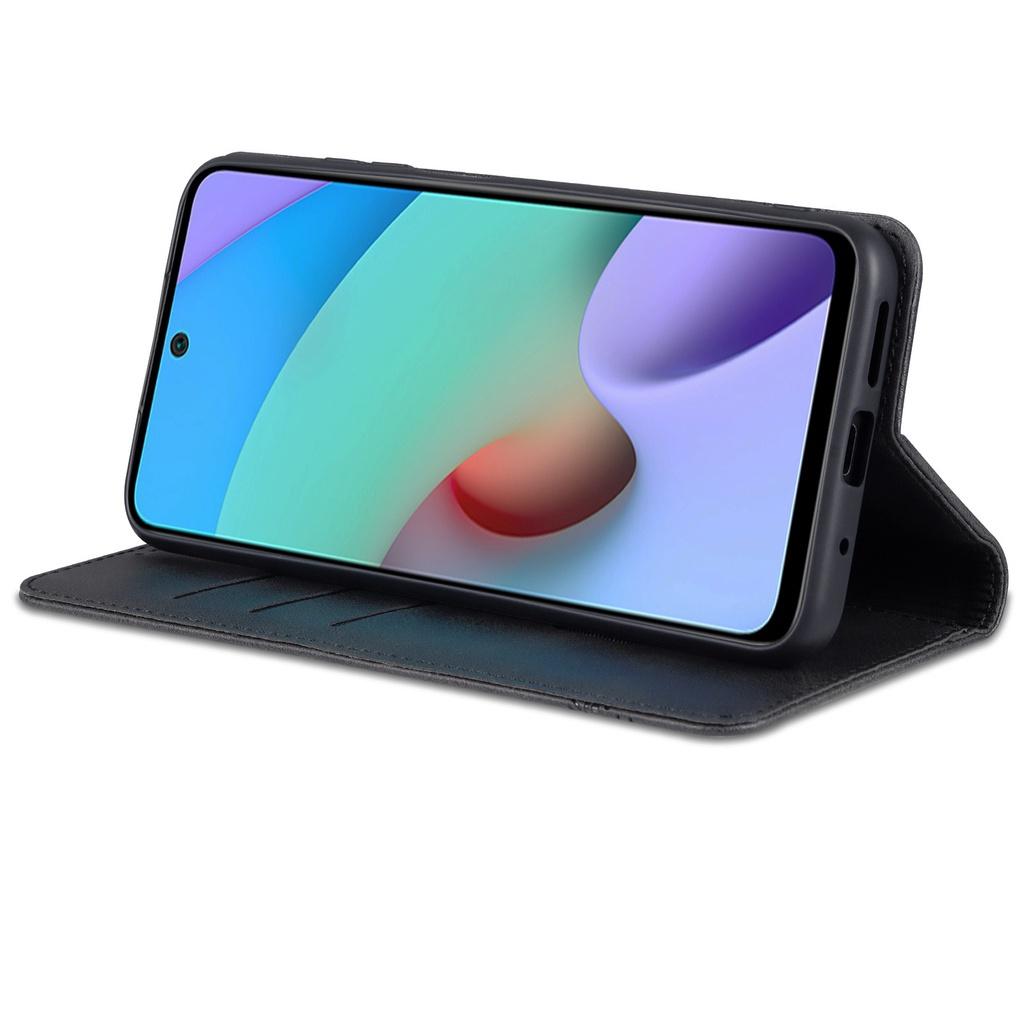Bao da điện thoại PU nắp lật từ tính có ngăn đựng thẻ cho Xiaomi Redmi 10 9 9A 9C Redmi Note 10S 10 4G 5G Redmi Note 9S / Redmi Note 9 Pro Max