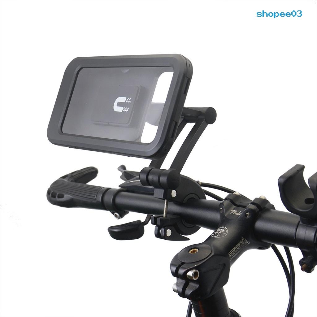 Giá đỡ điện thoại từ tính chống nước có thể điều chỉnh cho xe đạp xe máy