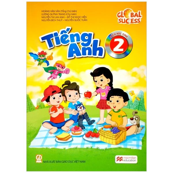 Sách giáo khoa Tiếng Anh Lớp 2- Global Success- Sách Học Sinh (Kèm bìa bao, nhãn tên)