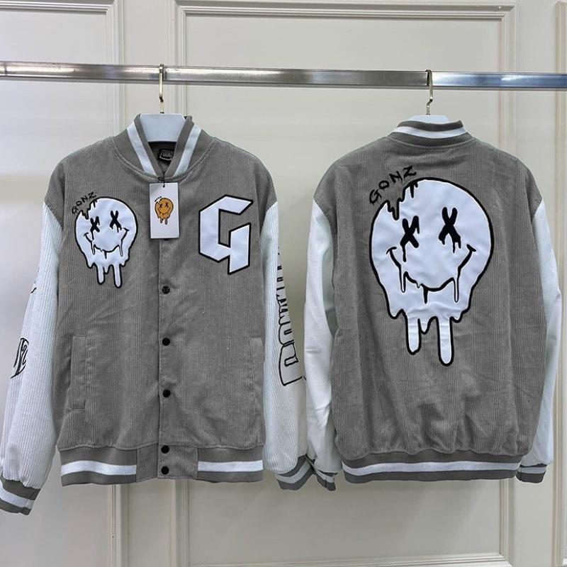 Áo bomber jacket nhung khoác nữ nam unisex gió cúc bấm form rộng local brand ulzzang phong cách hàn quốc đep chữ G