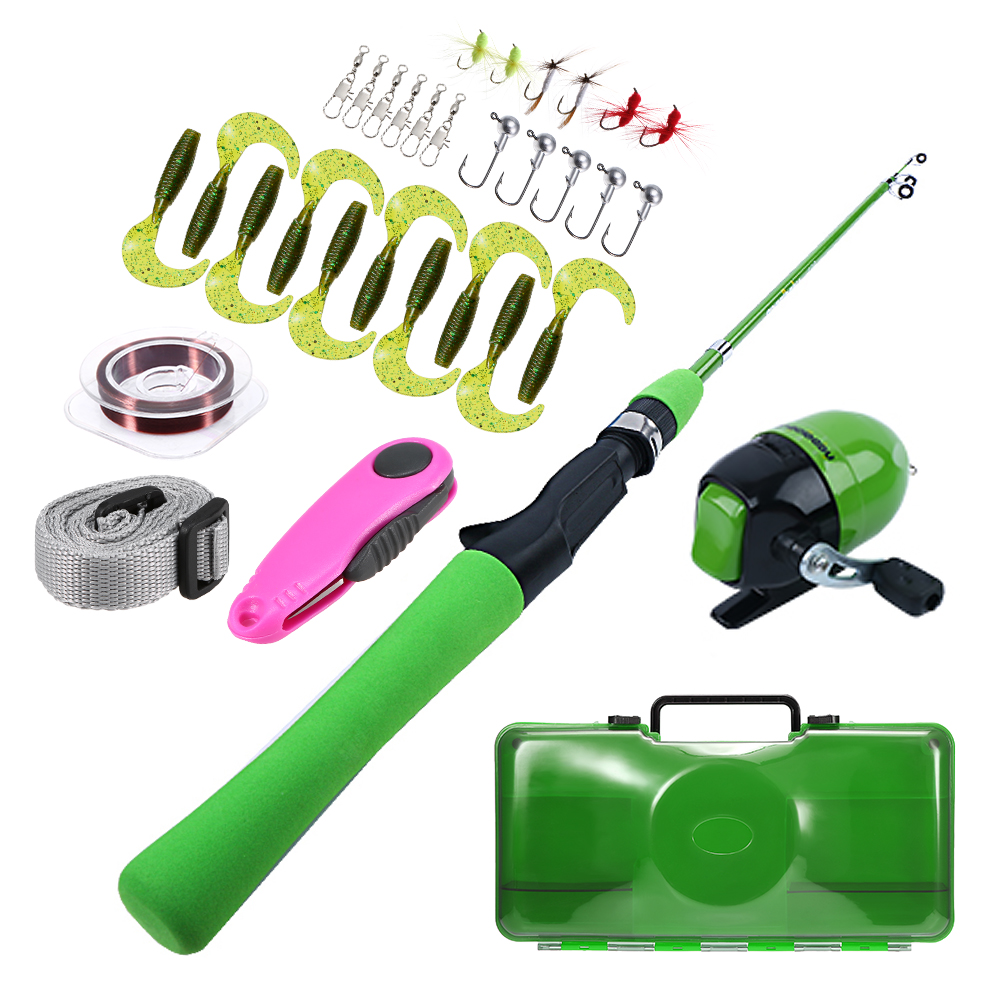 Combo cần câu và cuộn 1,2M cho trẻ em bằng nhựa chất lượng cao