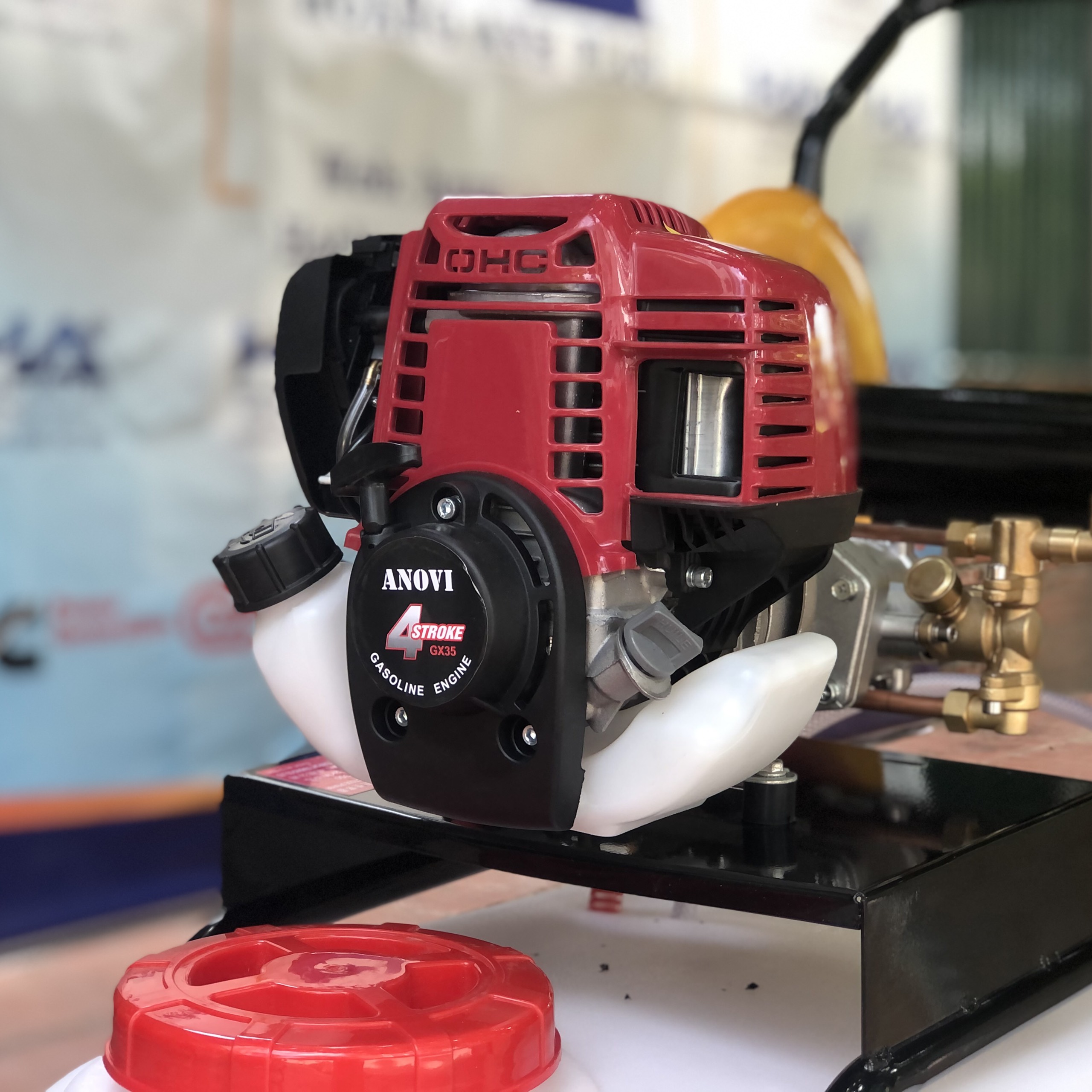 Máy Phun Thuốc Xe Đẩy 4 Thì Anovi-50L