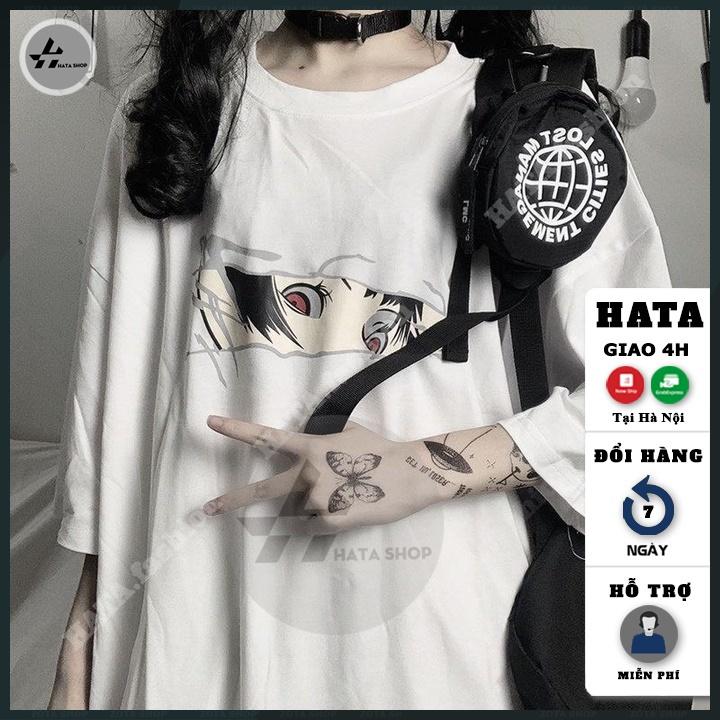 Áo thun unisex nữ tay lỡ , áo thun giá rẻ HATA Fashion tay lỡ form rộng vải mát mềm mịn mã ZQ35