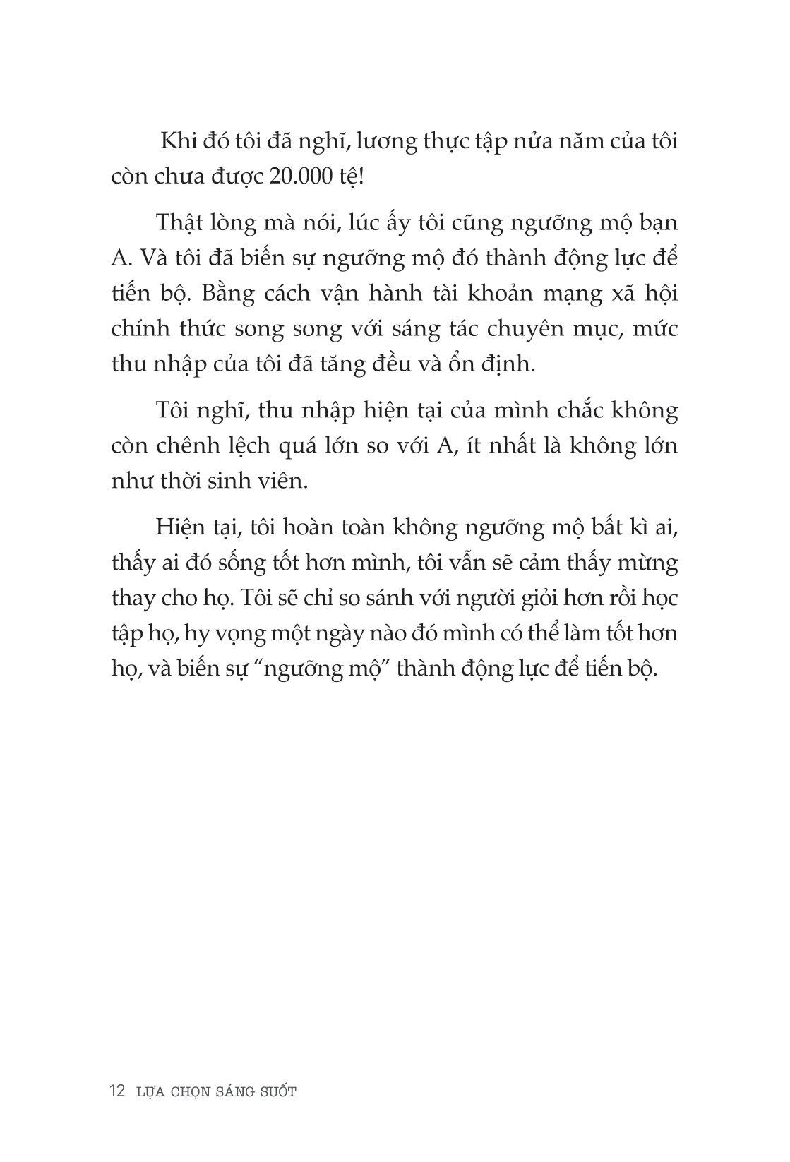 Lựa Chọn Sáng Suốt - Bước Đệm Cho Sự Trưởng Thành