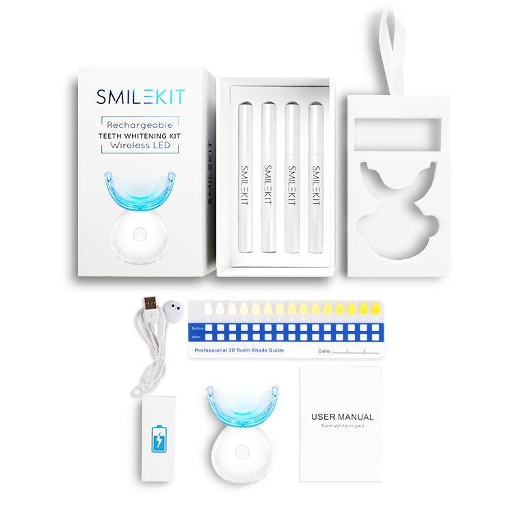 Máy Làm Trắng Răng Sothing SMILEKIT, Tẩy trắng răng không gây ê buốt, giúp răng trắng sáng chắc khỏe