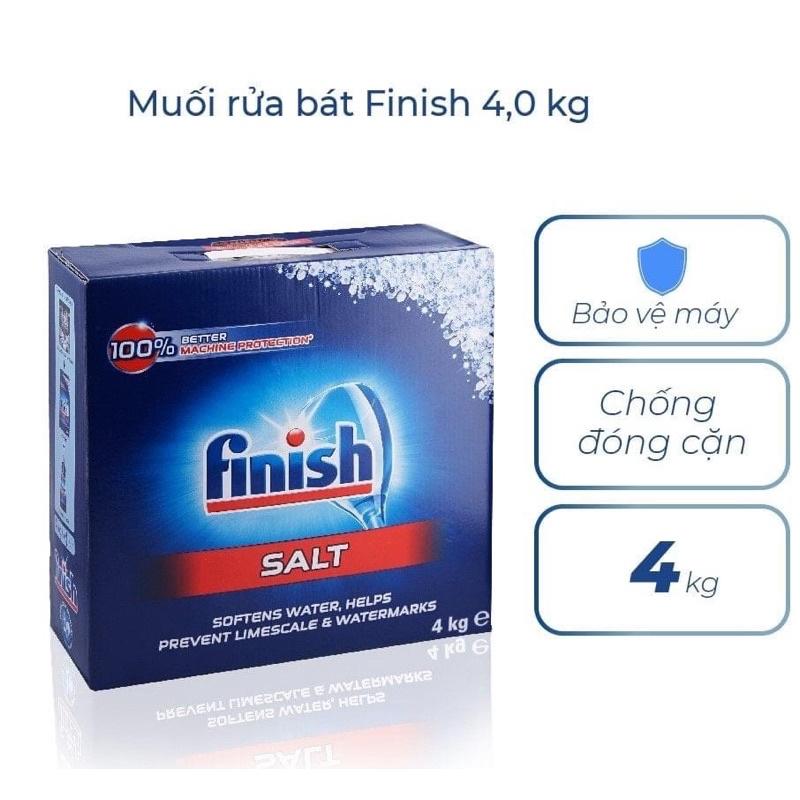 Muối rửa chén bát Finish 4kg/ Muối làm mềm nước Finish loại 4kg - Finish EU