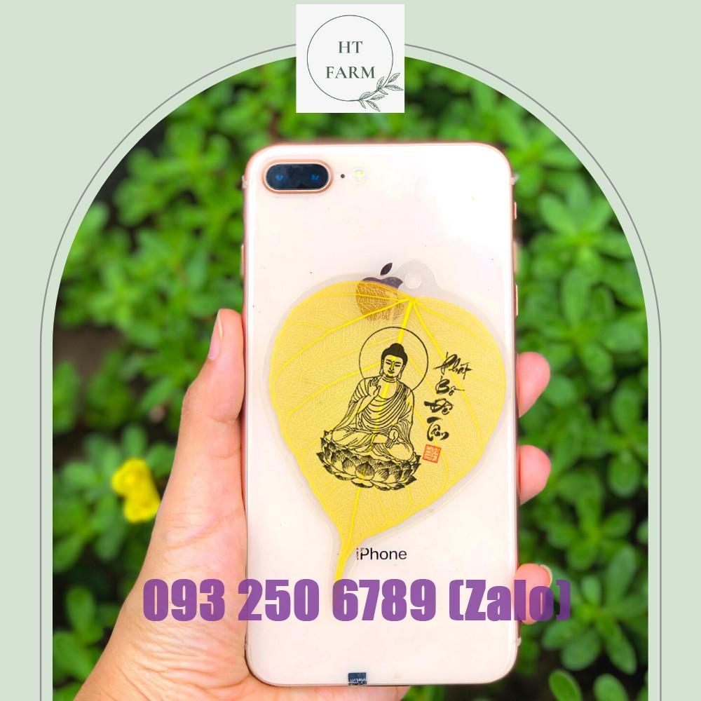 Lá Bồ Đề Phật Như Lai , Quan Âm Bồ Tát Ốp Điện Thoại, Lá Bồ Đề Thật, Mang Lại May Mắn Bình An - Quà Tết Độc - PASA COLLECTION