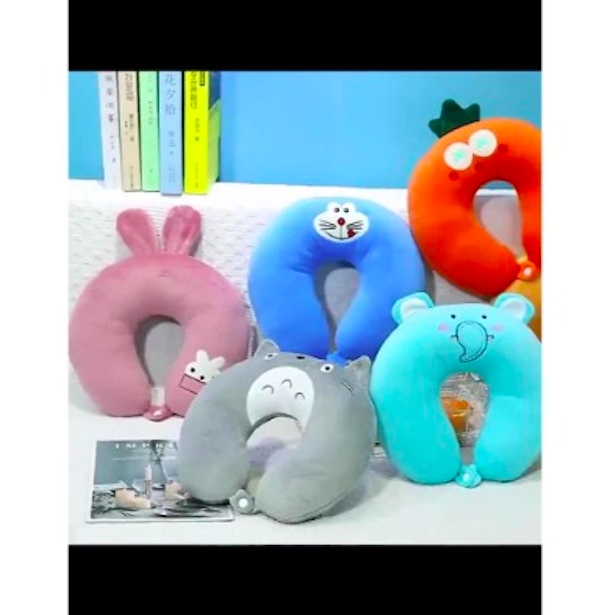 Gối chữ U kê cổ cao su non chống đau mỏi vai gáy dùng cho văn phòng du lịch quà tặng được chọn mẫu