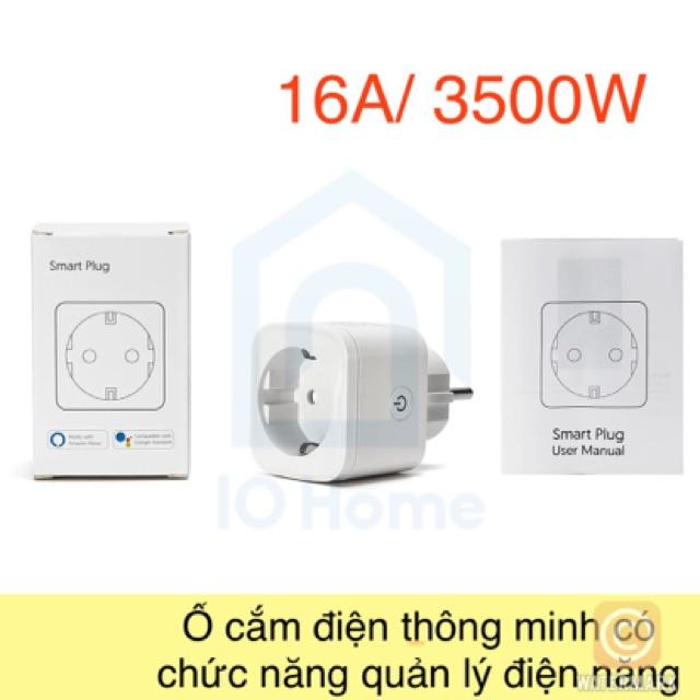 Ổ cắm thông minh Tuya Smart Life có quản lý điện năng công suất 16A/ 3500W