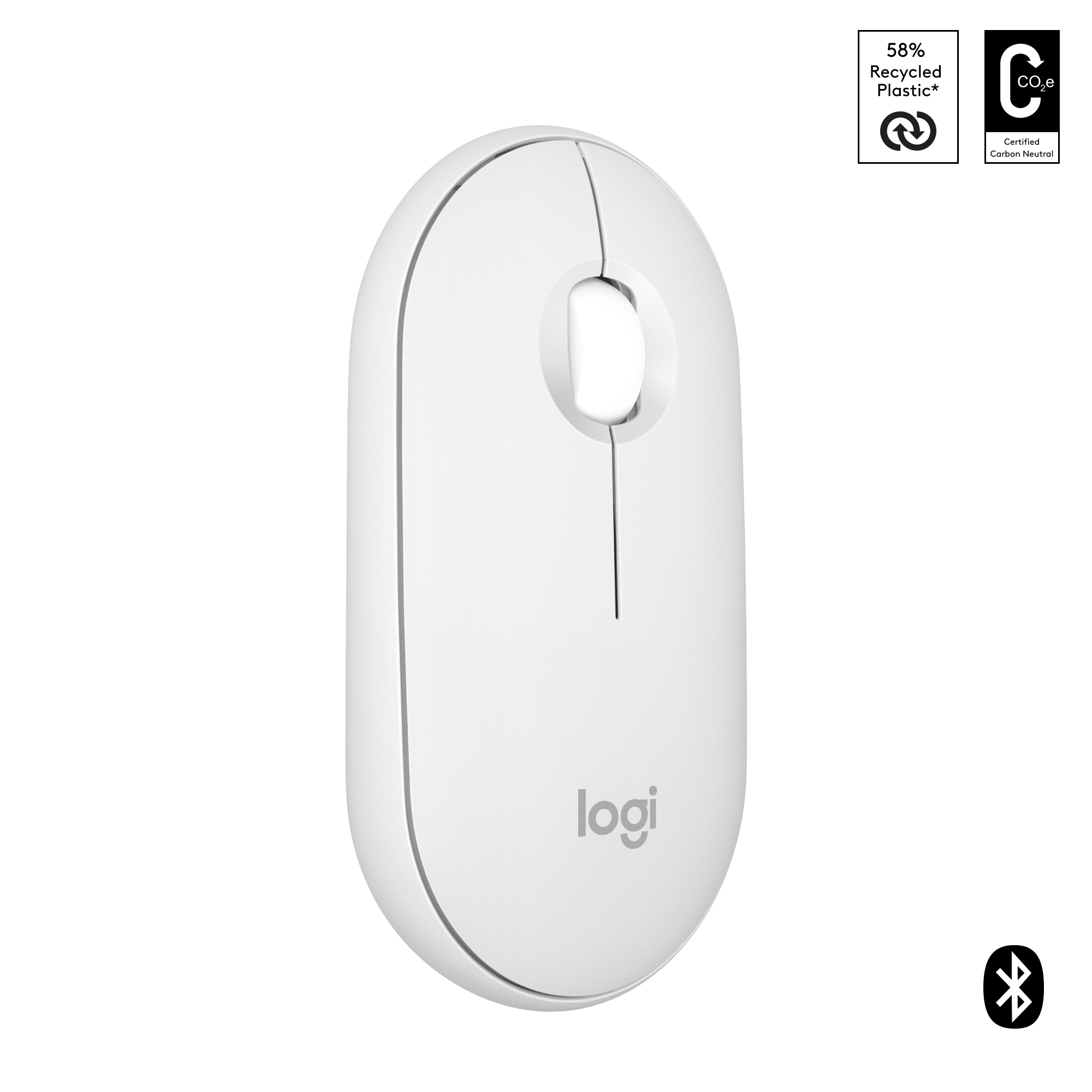 Chuột Bluetooth Logitech Pebble Mouse 2 M350s - Hàng chính hãng