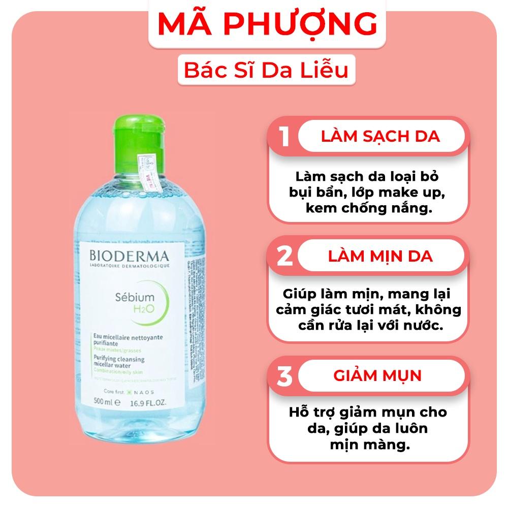 NƯỚC TẨY TRANG BIODERMA H2O SOLUTION 500ML