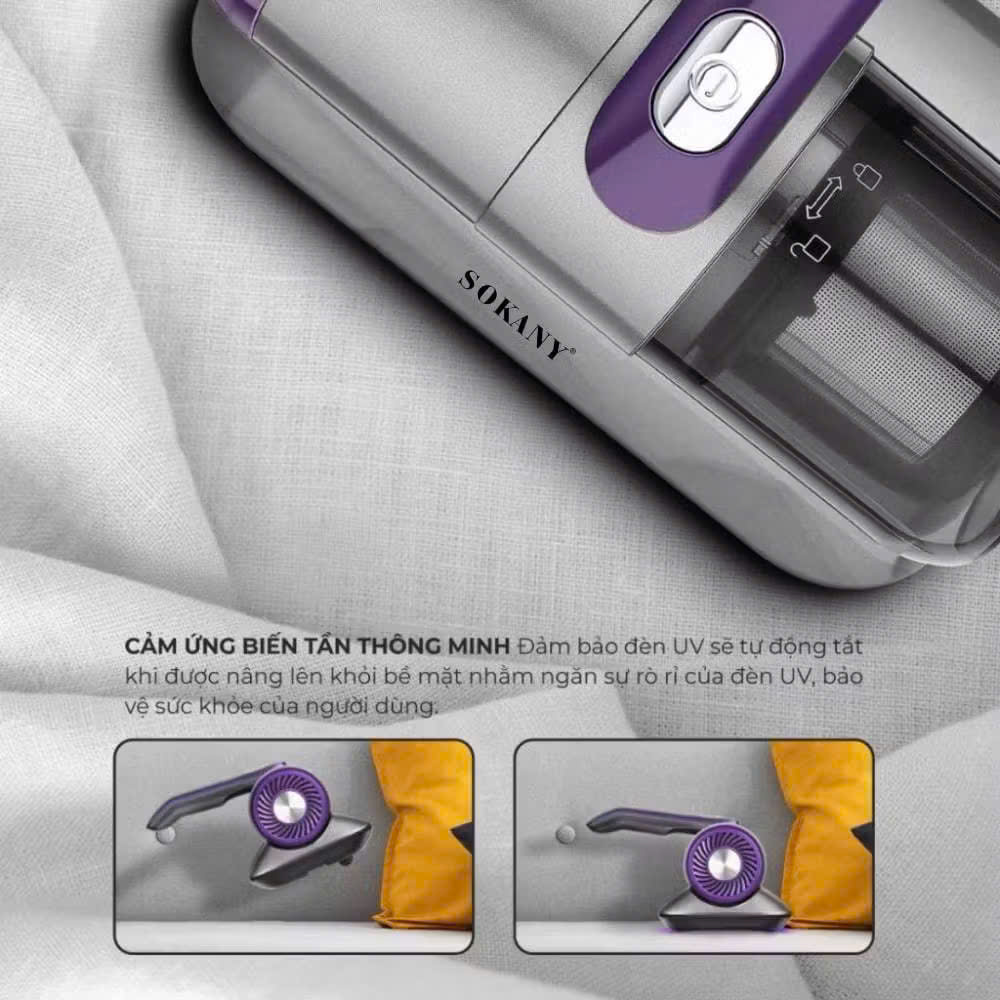Máy Hút Bụi Giường Nệm Diệt Khuẩn UV, Công Suất 1400W - Hút Sạch Mọi Bụi Bẩn - HÀNG CHÍNH HÃNG MINIIN