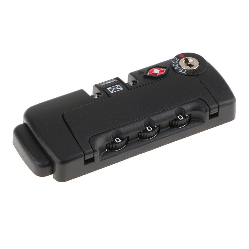 Secure Luggage 3 Digit Combination Lock Suitcase Bag Code Lock Padlock