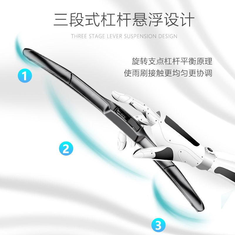 Phong cách mới nhất ban đầu gạt nước ô tô ba giai đoạn gạt nước giao diện hình chữ U lưỡi gạt nước lưỡi gạt nước ban đầu dải cao su lưỡi gạt nước