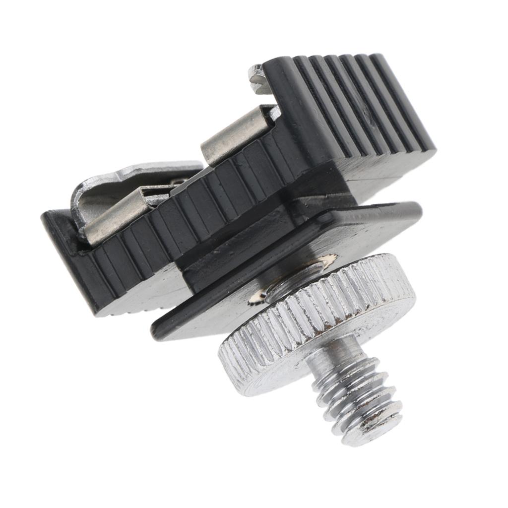 Phép Màu Sáng Đèn Flash Gắn Kết Với Đế Cho Màn Hình LCD Micro Ngoài Adapter Vít 1/4