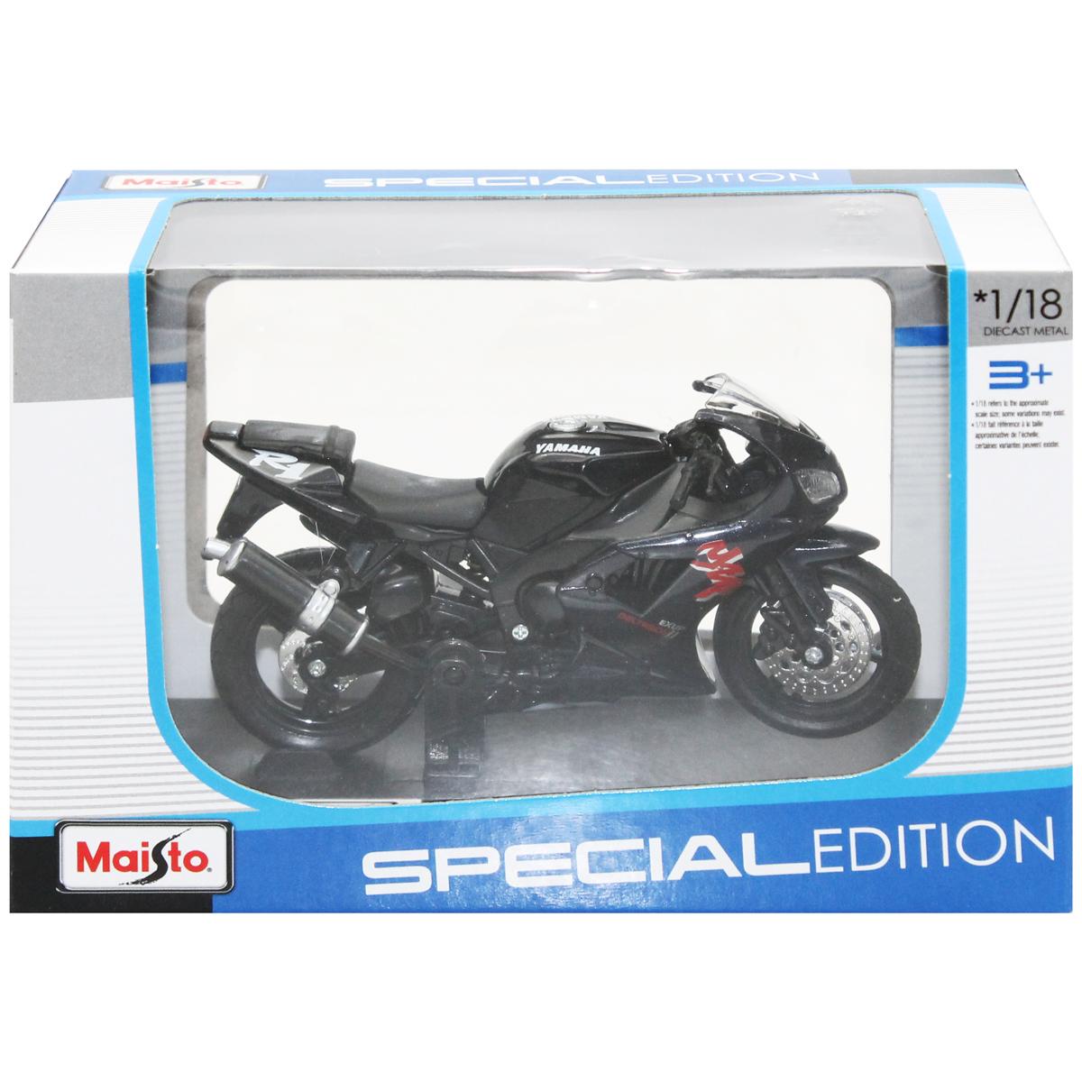 Đồ Chơi Mô Hình Xe Mô Tô G24 Yamaha YZF-R1 1:18 Tỉ Lệ Có Kệ Đứng - Maisto 321/MT39300