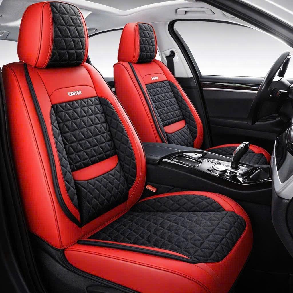 ( 288) Bộ áo ghế da Napa 9D cho xe 5 chỗ nhiều mầu cao cấp, tặng kèm 2 gối