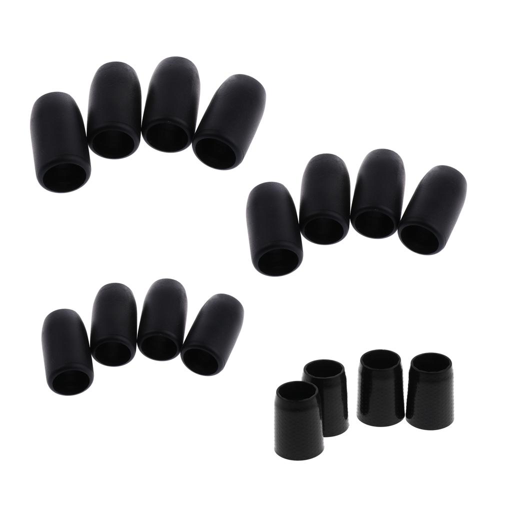 4pcs Plastic Walking Pole Tip Protectors Trekking Hiking Accessories 14mm A