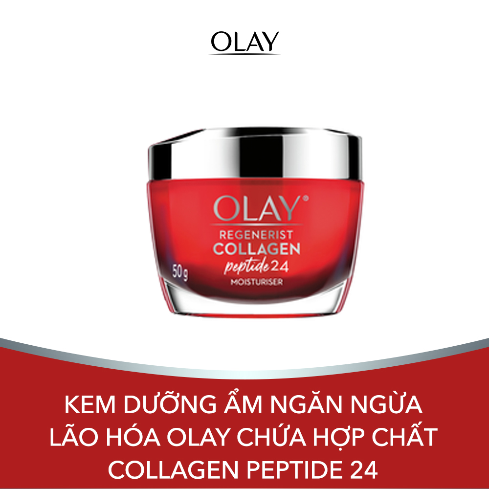 Kem Dưỡng Olay Collagen Peptide 24 Tái Tạo Da Căng Bóng 50g