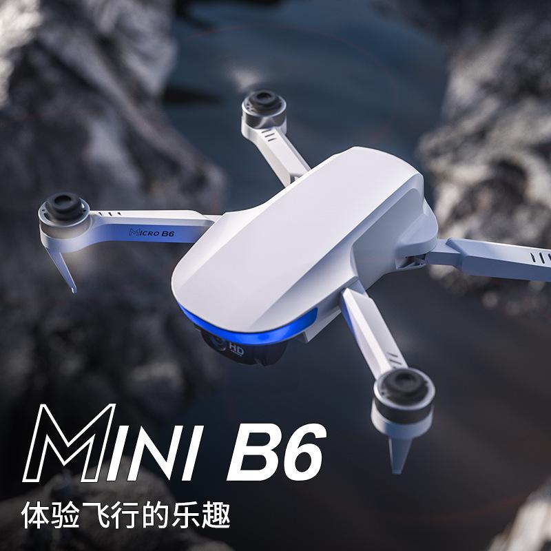 Ưu đãi đặc biệt mới B6 mini UAV không chổi than định vị dòng quang định vị độ nét cao điều chỉnh điện chụp ảnh trên không gấp máy bay bốn trục S6S