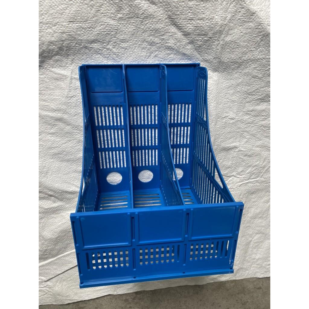 Kệ đựng tài liệu , khay đựng tài liệu nhựa 3 ngăn để bàn lắp ráp dễ dàng kệ rổ xéo nhựa tiện lợi thông minh giá rẻ