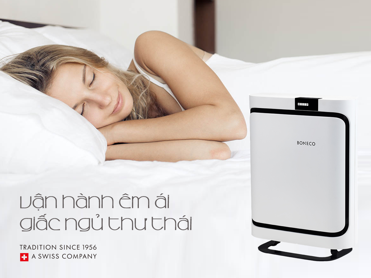 Máy Lọc Không Khí Cao Cấp BONECO P400 Chống Dị Ứng, Khử Mùi, Diệt Khuẩn, Lọc Bụi Báo Ô, Khuếch Tán/ Xông Tinh Dầu Nhiễm - Hàng Nhập Khẩu