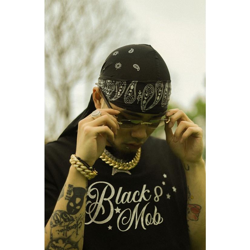 Khăn Quấn Đầu Bandana Hiphop PLAYAZ - Silky Bandana Durag Hat - Hàng Nhập Khẩu Chính Hãng