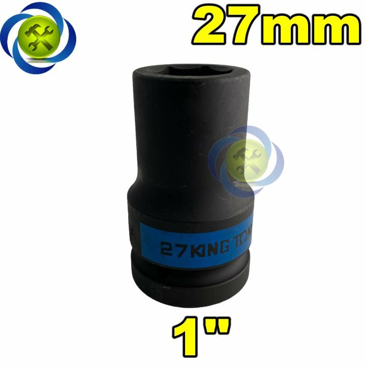 Tuýp 27mm 1 inch Kingtony 843527M loại dài 6 cạnh màu đen