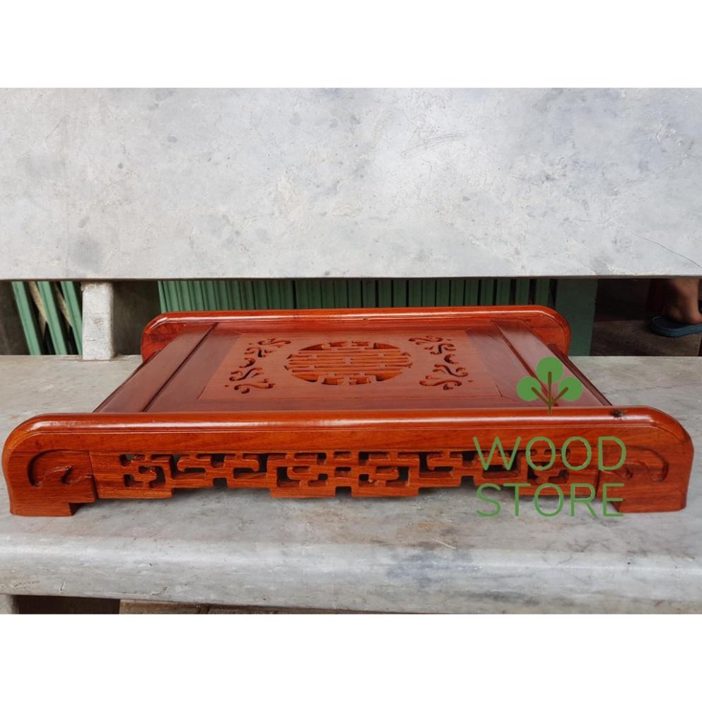 Khay trà cuốn thư-khay trà gỗ hương-khay trà gỗ hương 2 cỡ 48x28 - HÀNG CHẤT LƯỢNG