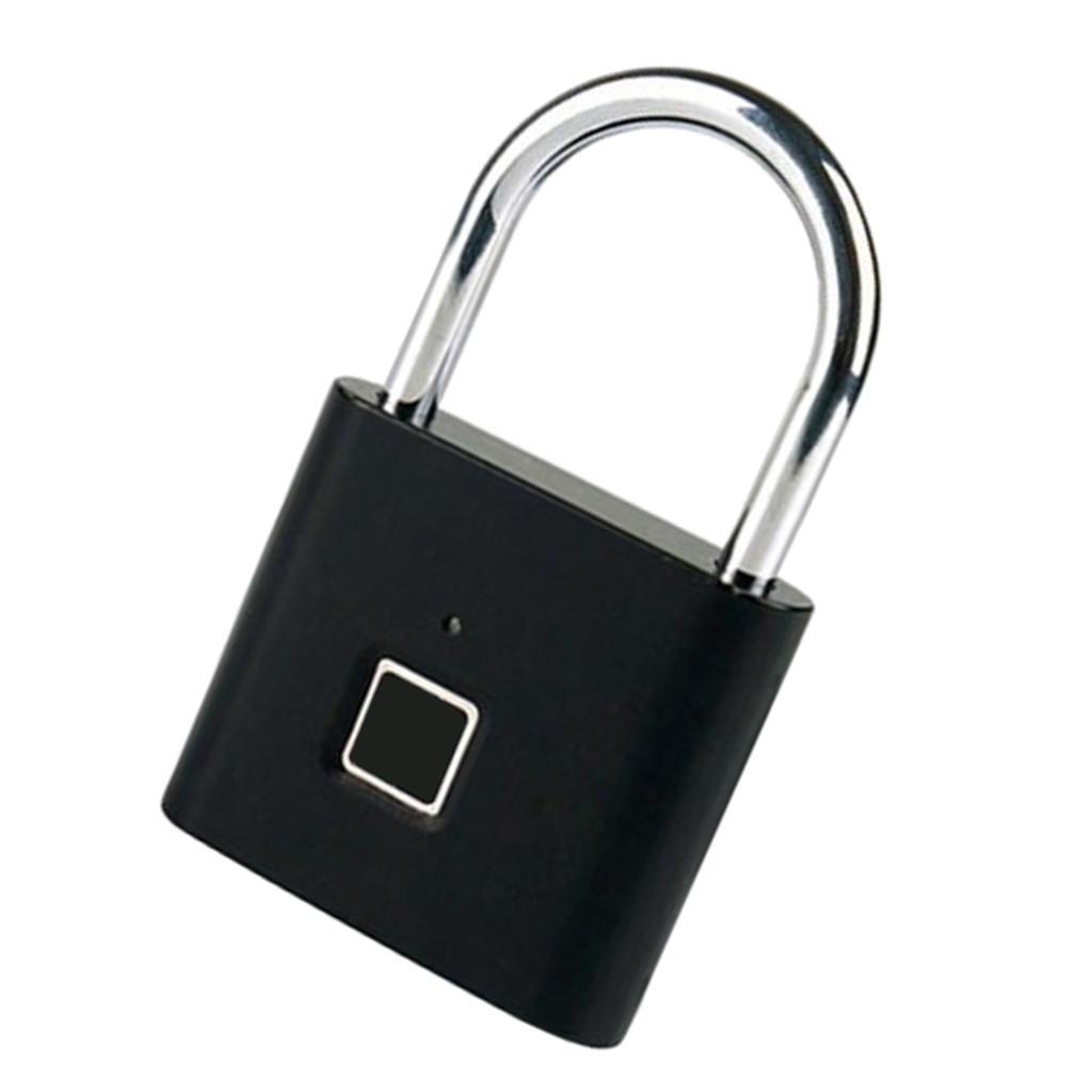 Rechargeable Anti-   Fingerprint Lock   black