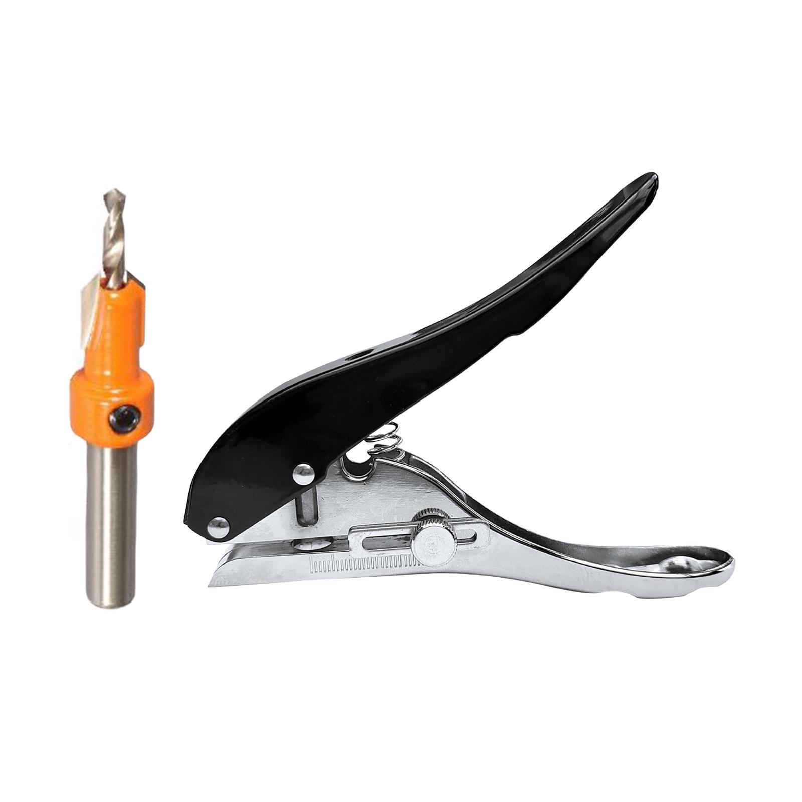 Punching Pliers Heavy Duty Punching Tool for Craft Paper DIY Crafts Tag Photo Woodworking